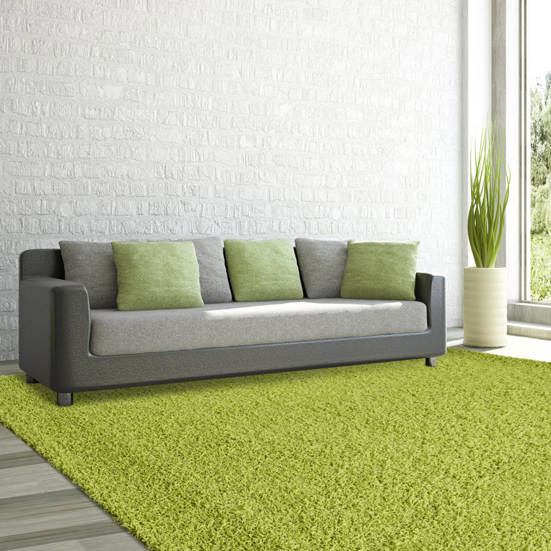 Rug Studio ShagOla Lime Green Area Rug & Reviews Wayfair